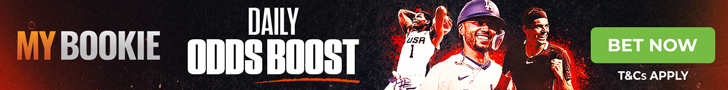 MyBookie Daily Oddsboost advertisement